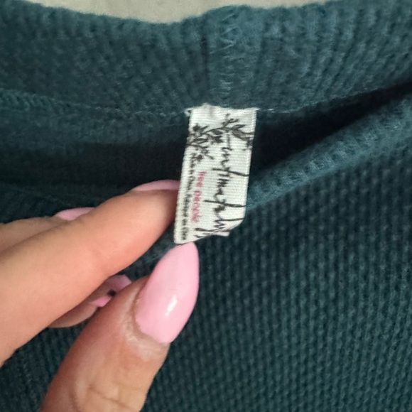 Intimately Free People Waffle Knit Leggings Size Small - Picture 3 of 13